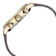 Sonata Quartz Multifunction Golden Dial Brown Leather Strap Watch For Men - image number 4