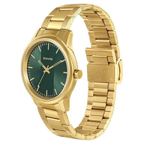 Sonata Quartz Analog Stainless Steel Strap Watch for Men - image number 1