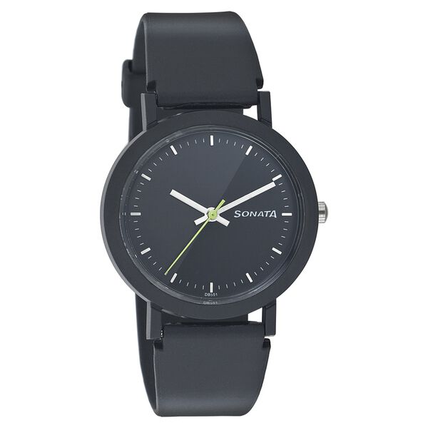 Sonata Quartz Analog Silver Dial Strap Watch for Men - image number 0