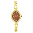 Sonata Wedding Purple Dial Women Watch With Metal Strap