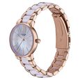 Sonata Poze Quartz Analog Purple Dial Metal Strap Watch For Women - image number 3