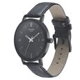 Sonata Quartz Analog with Date Black Dial Leather Strap Watch for Men - image number 1