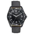 Sonata Poze Quartz Analog Black Dial Leather Strap Watch for Men - image number 1