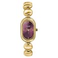 Poze By Sonata Quartz Analog Plum Dial Golden Metal Strap Watch For Women - image number 1