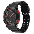 SF Vigour Quartz Digital Analog Digital Black Dial With Black Color Plastic Strap Watch For Unisex - image number 2