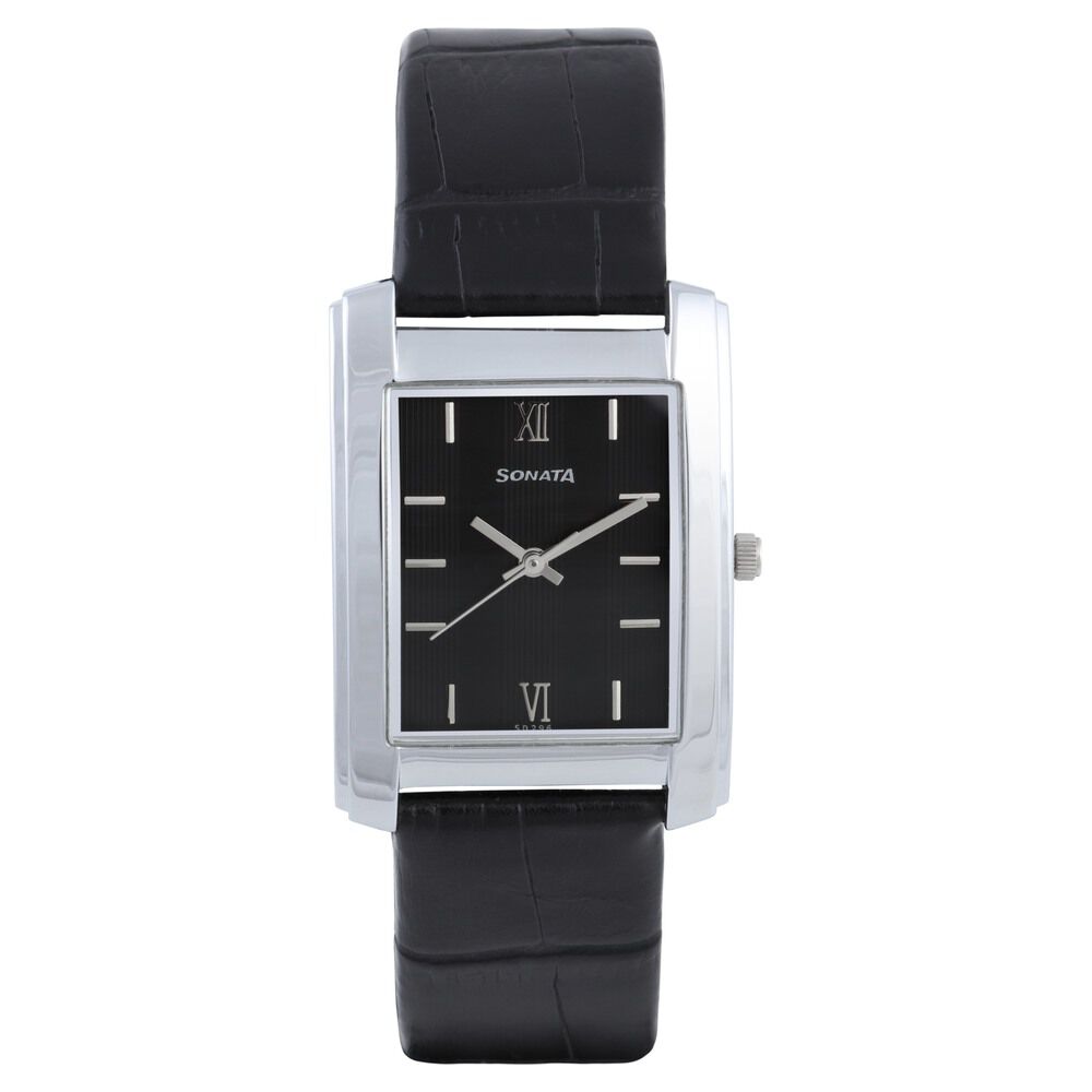 Sonata watch square discount