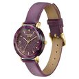 Poze By Sonata Quartz Analog Purple Dial Purple PU Leather Strap Watch For Women - image number 4