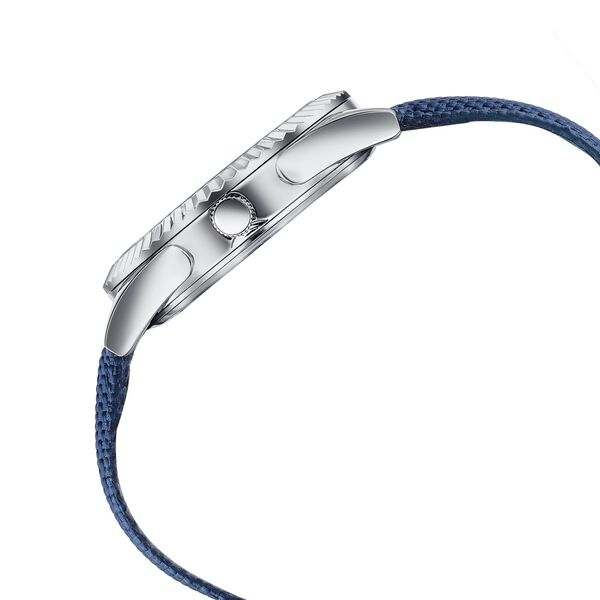 Poze By Sonata Quartz Analog Blue Dial Blue Nylon Strap Watch For Men - image number 5