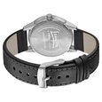 Sonata Quartz Multifunction Black Dial Leather Strap Watch for Men - image number 3