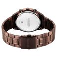 Sonata Summit Quartz Multifunction Brown Dial Brown Metal Strap Watch For Men - image number 6