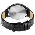 Sonata Unveil Quartz Multifunction Black Dial Leather Strap Watch for Men - image number 3