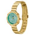 Poze Poze Quartz Analog Green Dial Golden Stainless Steel Strap Watch For Women - image number 4