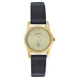 Sonata Quartz Analog Champagne Dial Leather Strap Watch for Women - image number 0