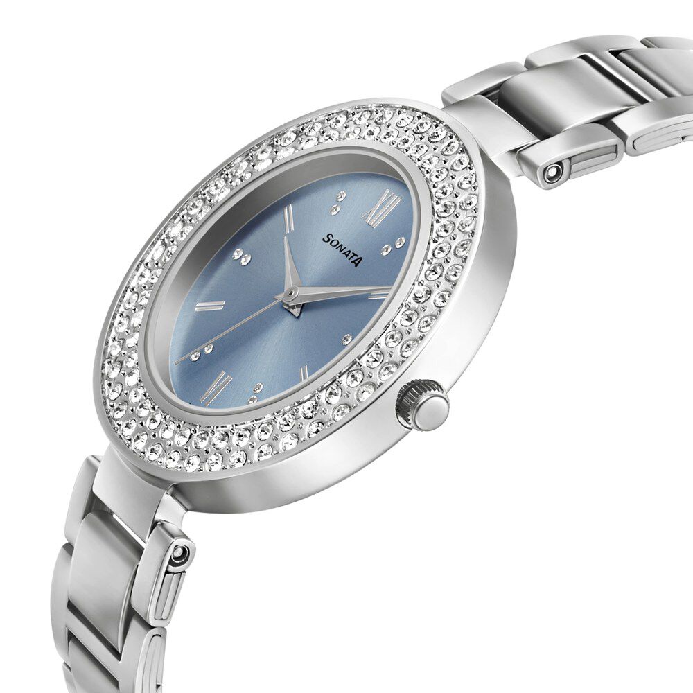 Sonata diamond watch top
