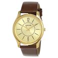 Sonata Quartz Analog Champagne Dial Leather Strap Watch for Men - image number 0