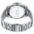 Sonata Poze Quartz Analog Orange Dial Silver Metal Strap Watch For Men - image number 5