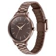 Sonata Wedding Bling Quartz Analog Brown Dial Brown Stainless Steel Strap Watch for Women - image number 2
