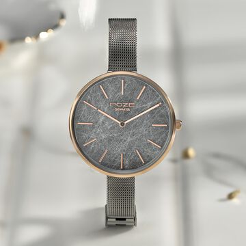 Sonata Poze Quartz Analog Multicoloured Dial Mesh Strap Watch for Women