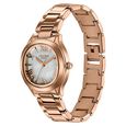 Poze By Sonata Quartz Analog White Mother of Pearl Dial Rose Gold Metal Strap Watch For Women - image number 4