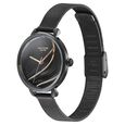 Sonata Poze Quartz Analog Black Dial Mesh Strap Watch for Women - image number 3
