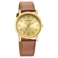 Sonata Classic Quartz Analog Silver Dial Blue Leather Strap Watch for Men