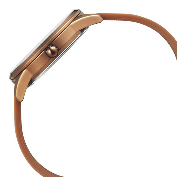Poze by Sonata Quartz Analog Brown Dial Silicone Strap Watch for Men - image number 3