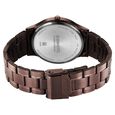 Sonata Aspire Quartz Analog Brown Dial Stainless Steel Strap Watch For Men - image number 4