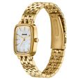 Sonata Festive Quartz Analog Mother Of Pearl Dial Gold Metal Strap Watch For Women - image number 2