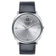 Sonata Poze Quartz Analog Silver Dial Black Color Leather Strap Watch For Men - image number 1