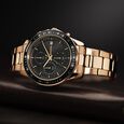 Sonata Chronos Quartz Analog with Date Blue Dial Silver Colour Stainless Steel Strap Watch For Men