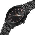 Sonata Poze Quartz Analog Black Dial Black Metal Strap Watch For Men - image number 4