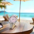 Sonata Modern Edit Quartz Analog Grey Dial Leather Strap Watch For Women