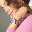 Sonata Multifunctions Blue Dial Women Watch With Leather Strap
