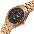 Sonata Festive Quartz Analog Black Dial Metal Strap Watch For Men - image number 4