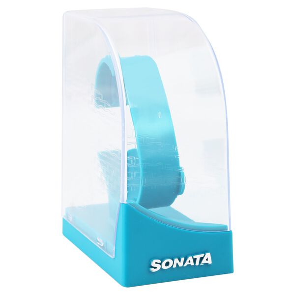 Sonata Quartz Analog Silver Dial Leather Strap Watch for Men - image number 4
