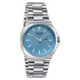 Sonata Poze Quartz Analog Blue Dial Silver Colour Stainless Steel Strap Watch For Men - image number 1