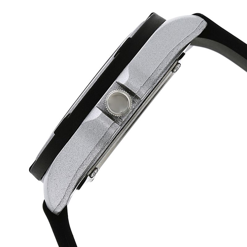 SF Quartz Analog Black Dial Plastic Strap Watch for Men - image number 2