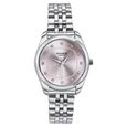 Poze By Sonata Quartz Analog Pink Dial Silver Metal Strap Watch For Women - image number 1