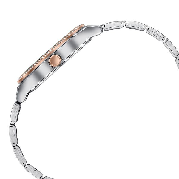 Sonata Jashn Quartz Analog Pink Dial Two Toned Metal Strap Watch For Women - image number 4