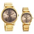 Sonata Alloy Pairs Quartz Analog Brown Stainless Steel Strap for Couple - image number 0
