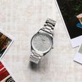 Sonata Poze Quartz Analog Silver Dial Metal Strap Watch For Men