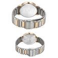 Sonata Quartz Analog Silver Dial Metal Strap Watch for Couple - image number 3