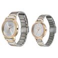 Sonata Quartz Analog Silver Dial Metal Strap Watch for Couple - image number 1