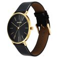 Sonata Traditional Essentials Quartz Analog Black Dial Black Leather Strap Watch For Men - image number 1