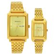 Sonata Quartz Analog Champagne Dial Strap Watch for Couple - image number 0