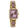 Poze Poze Quartz Analog Purple Dial Two Toned Metal & Plastic Strap Watch For Women - image number 2