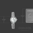 Sonata Festive Quartz Analog White Dial Metal Strap Watch For Women - image number 3