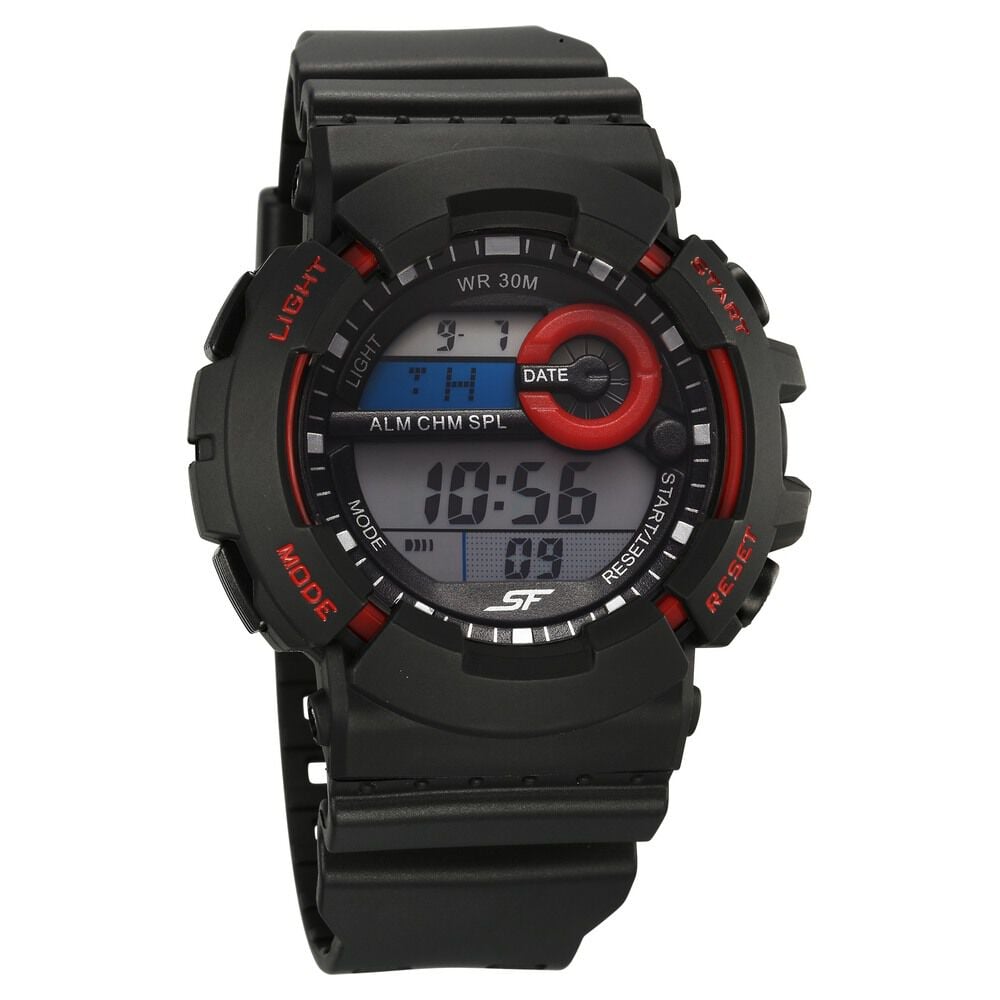 Black colour digital watch store