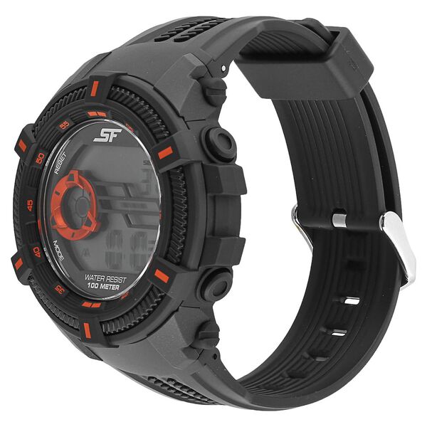 SF Digital Dial Plastic Strap Watch for Men - image number 1