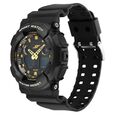 SF Vigour Quartz Digital Analog Digital Black Dial With Black Color Plastic Strap Watch For Unisex - image number 2